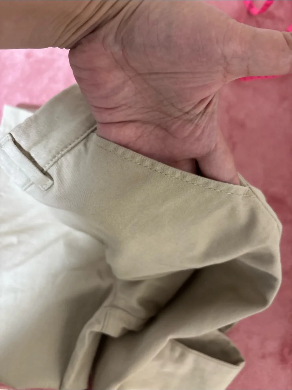 Gap Kids 98% Cotton Boys Beige Chino Pants NWT  Size 12